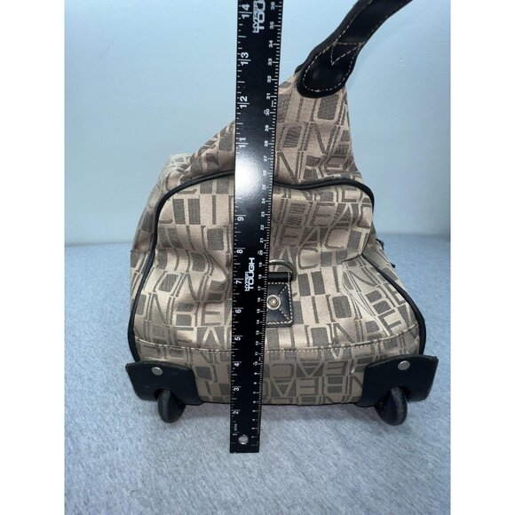 Kenneth Cole Reaction Beige 22" Rolling Duffel Bag Travel Carry On Wheeled Bag - Picture 16 of 16